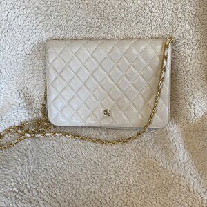 Vintage Jay Herbert White Leather Crossbody